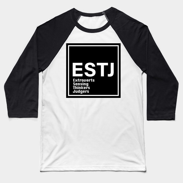 MBTI ESTJ  MBTI, 16 Personalities , black Baseball T-Shirt by princessmi-com